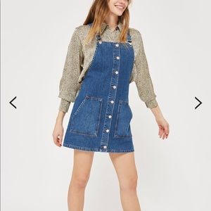 ***SOLD*****NWT MOTO Button Through Pinafore Dress